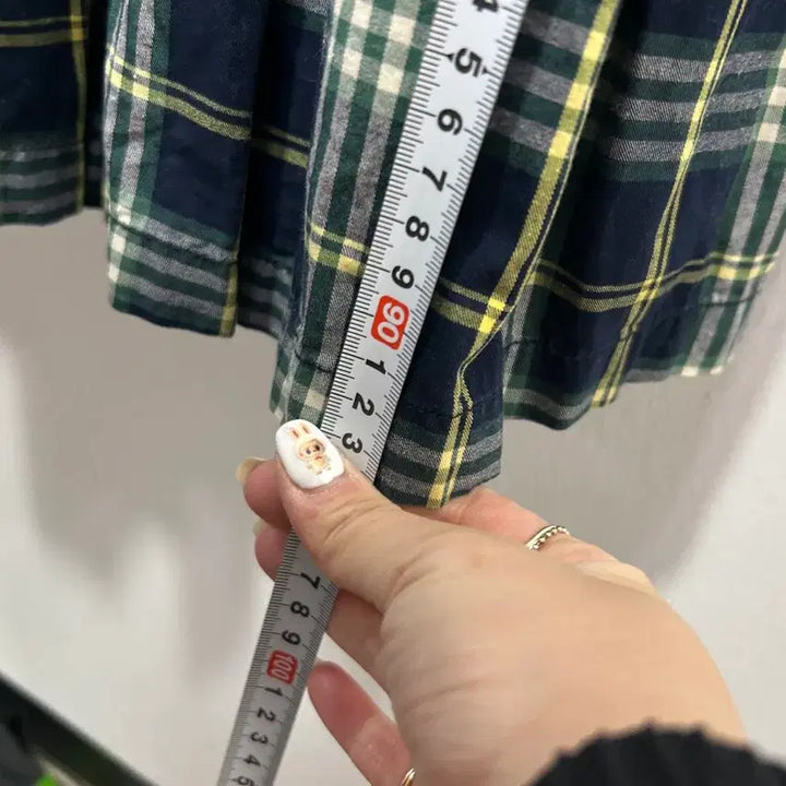 [BUNJANG] MAY&amp; POLE Waterfield Check Shirt Dress (L) / MAY&amp; POLE 워터필드 체크 셔츠 원피스 L
