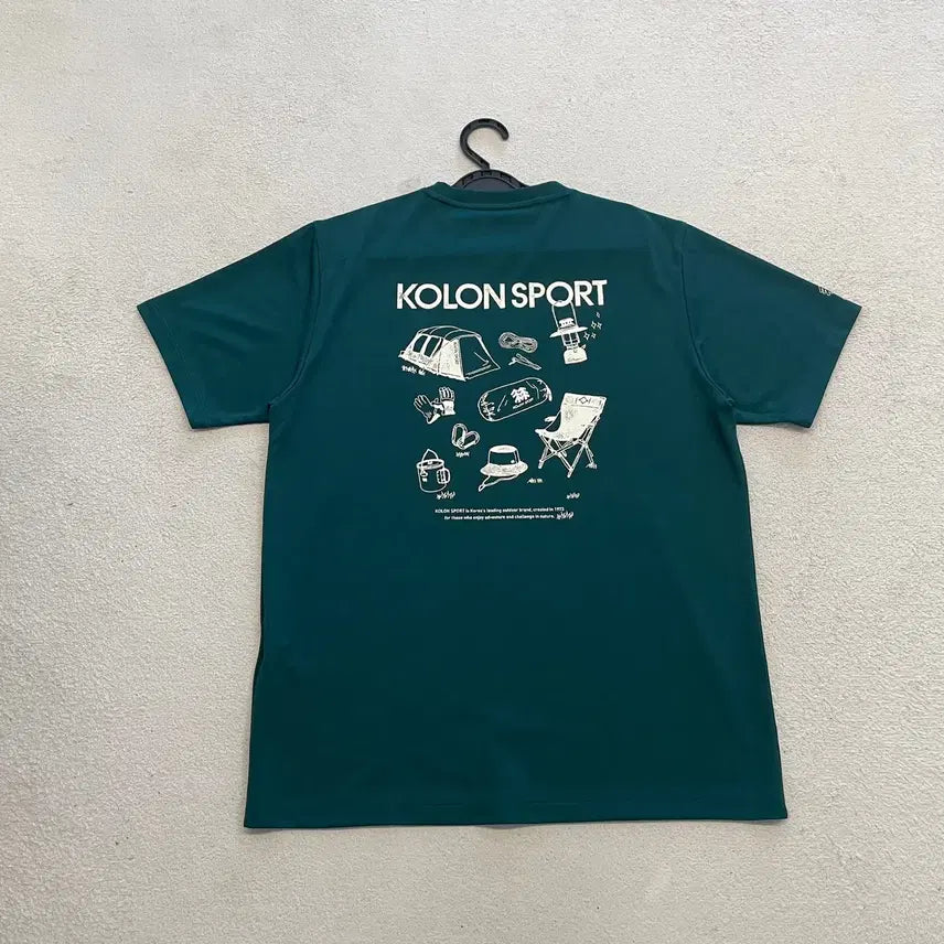 [SOLD OUT] L 코오롱 신형 그린 반팔티 100