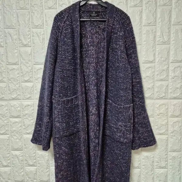 [BUNJANG] Lanvin Collection Cashmere Long Cardigan Coat Jacket / 랑방컬렉션 캐시미어 정품 여자 겨울 여성 롱가디건코트자켓 프리