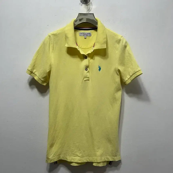 [BUNJANG] U.S. Polo Assn. Yellow Short Sleeve Polo Shirt (S) / U.S.폴로 어씬 옐로우 반팔 폴로티셔츠 S