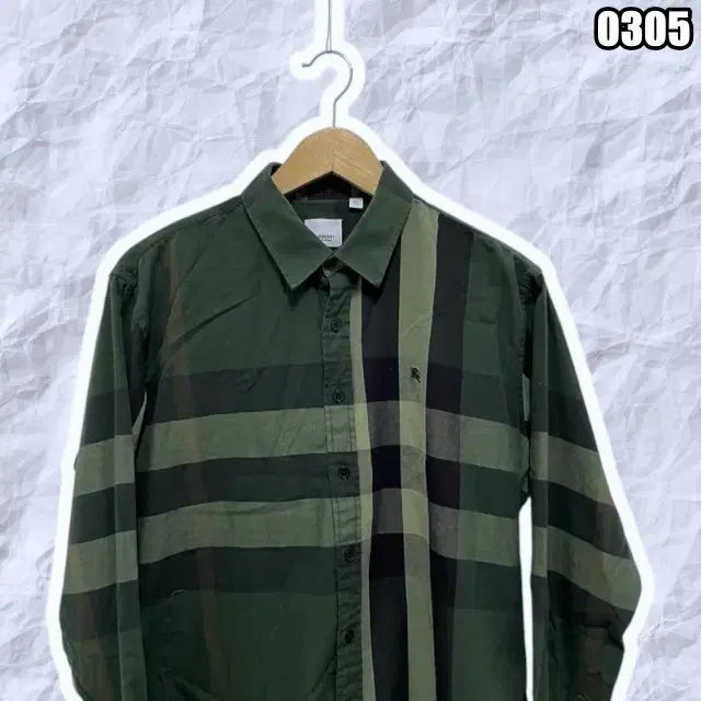 [BUNJANG] Burberry XXL Tartan Check Long Sleeve Shirt / XXL 버버리 타탄 체크 오리지널 긴팔 셔츠