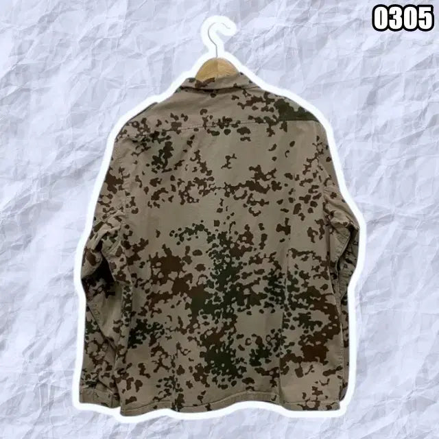 [BUNJANG] German Military Original Desert Flecktarn Field Shirt / M 독일군 오리지널 사막 플랙탄 필드셔츠 카보플라쥬