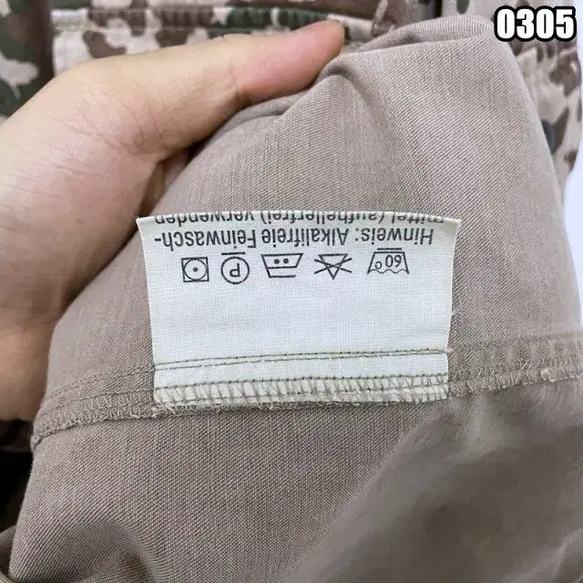 [BUNJANG] German Military Original Desert Flecktarn Field Shirt / M 독일군 오리지널 사막 플랙탄 필드셔츠 카보플라쥬