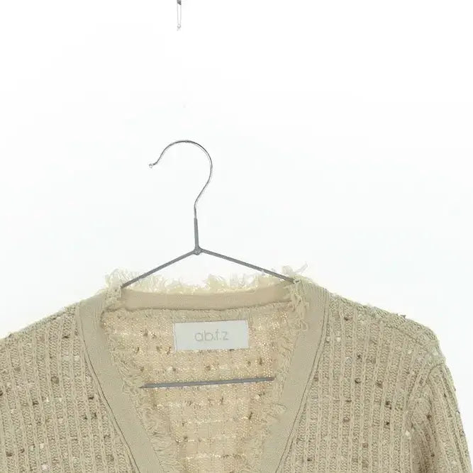 [BUNJANG] ab.fz Tweed Cardigan Beige / ab.fz 트위드 가디건 베이지