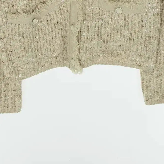 [BUNJANG] ab.fz Tweed Cardigan Beige / ab.fz 트위드 가디건 베이지
