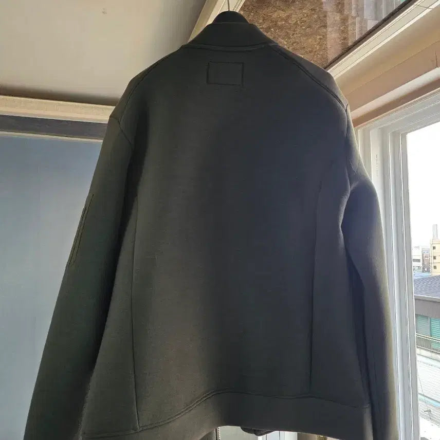 [BUNJANG] Employ Ham Khaki Neoprene Jacket / 엠폴햄 카키색 네오플랜 자켓