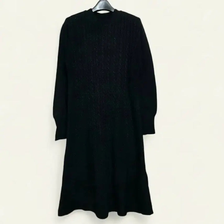 [BUNJANG] Black Knit Dress / 55 새상품 여성 원피스 니트 원피스 블랙 검정 스커트 치마 여자새제품