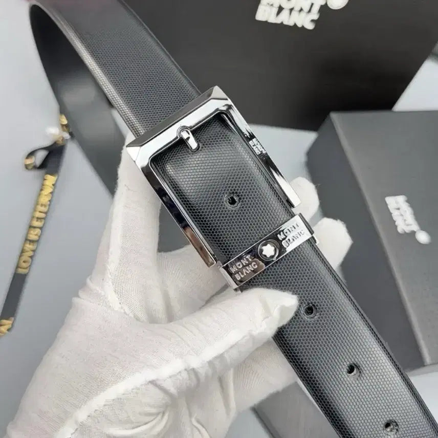 [BUNJANG] Premium Genuine Cowhide Leather Belt (Silver Buckle) / 남성 프리미엄 천연 소가죽 벨트 (실버 버클 / 120cm)