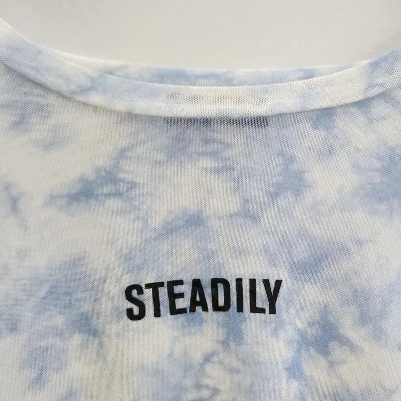 [BUNJANG] Vintage 90s Ombre Mesh Crop Top / 빈티지 90S 갸루 옴브레 크롭 메쉬탑