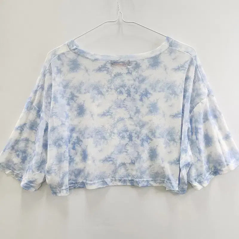 [BUNJANG] Vintage 90s Ombre Mesh Crop Top / 빈티지 90S 갸루 옴브레 크롭 메쉬탑