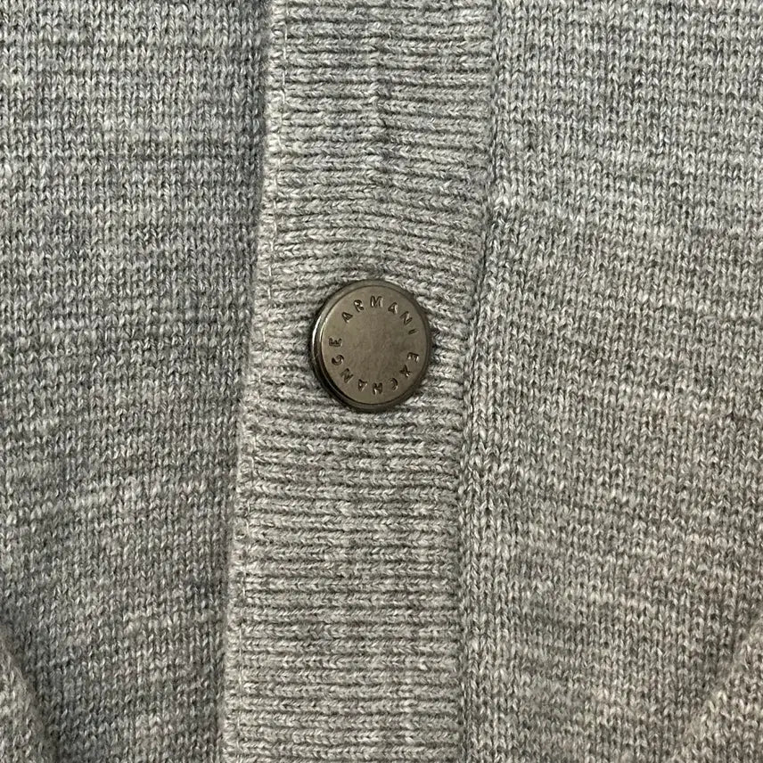 [BUNJANG] Armani Exchange Cotton Knit Varsity Jacket / 무배/남성S) 아르마니 익스체인지 코튼니트 야구점퍼 바시티자켓