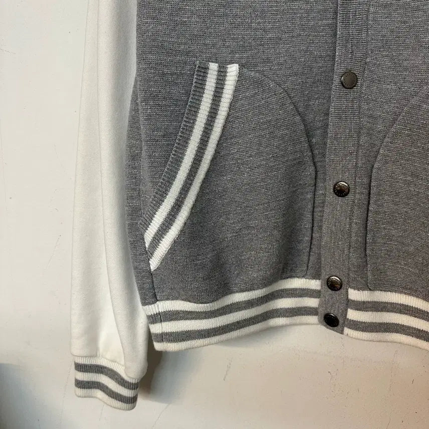 [BUNJANG] Armani Exchange Cotton Knit Varsity Jacket / 무배/남성S) 아르마니 익스체인지 코튼니트 야구점퍼 바시티자켓