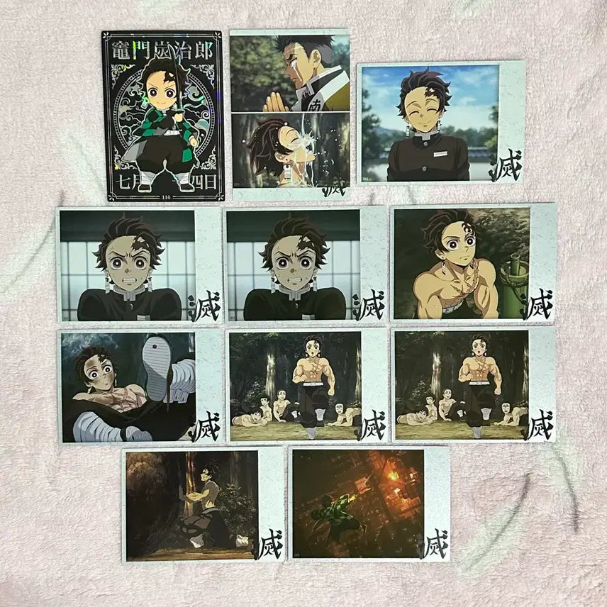 [BUNJANG] Demon Slayer Tanjiro Highlight Pick Collection Card Bundle Set / 귀멸의칼날 귀칼 탄지로 하이라이트픽 콜렉팅 카드 CGV 샤인 스틸컷 일괄