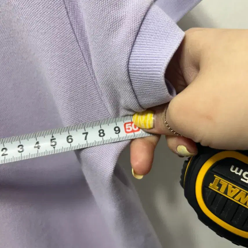 [BUNJANG] Lacoste Lavender Short Sleeve Polo Shirt (M) / 라코스테 라벤더 반팔 폴로티셔츠 M