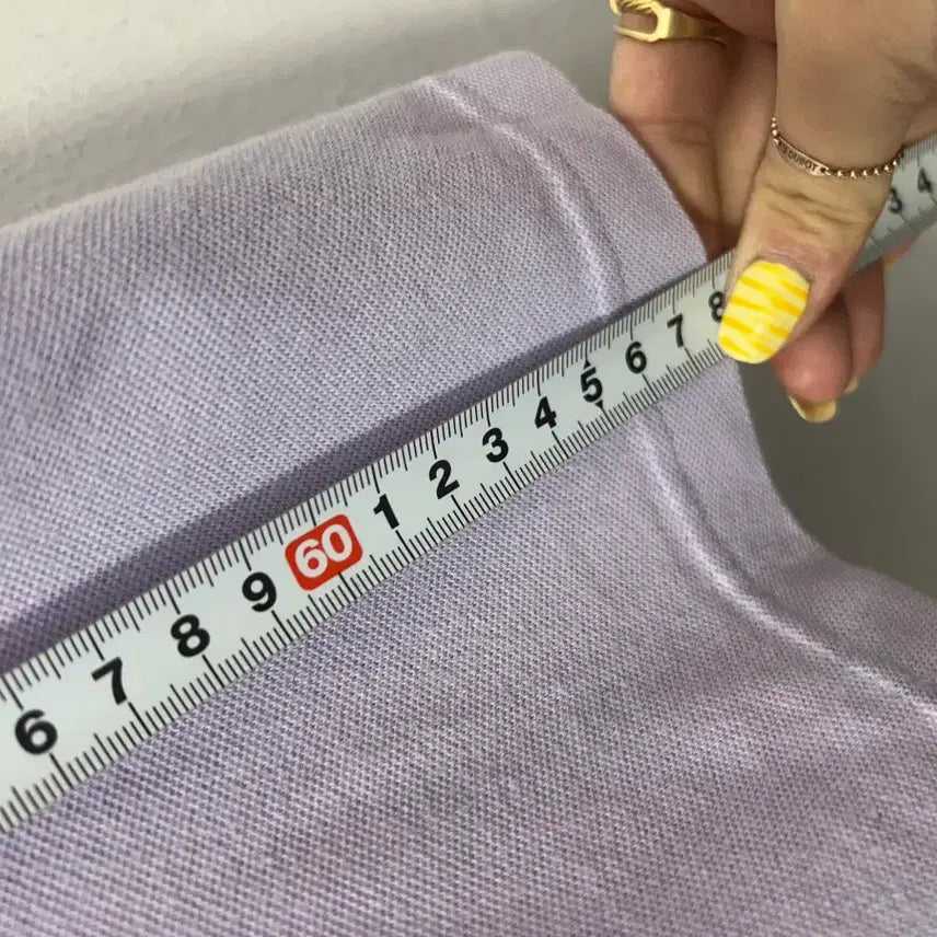 [BUNJANG] Lacoste Lavender Short Sleeve Polo Shirt (M) / 라코스테 라벤더 반팔 폴로티셔츠 M