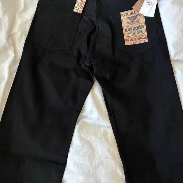 [BUNJANG] RRL Vintage Five-Pocket Black on Black Denim 36/30 / RRL 더블알엘 빈티지파이브포켓 블랙온블랙 데님 36/30