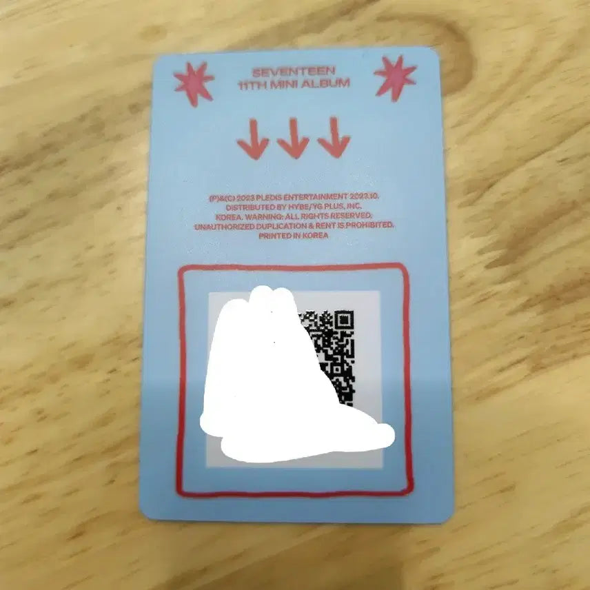 [BUNJANG] SEVENTEEN Hoshi Photocard / 세븐틴 호시 포토카드