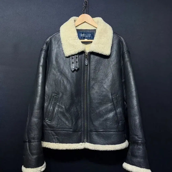 [BUNJANG] B-3 Real Leather Sheepskin Shearling Mustang Jacket / b-3 리얼 양가죽 양털 무스탕