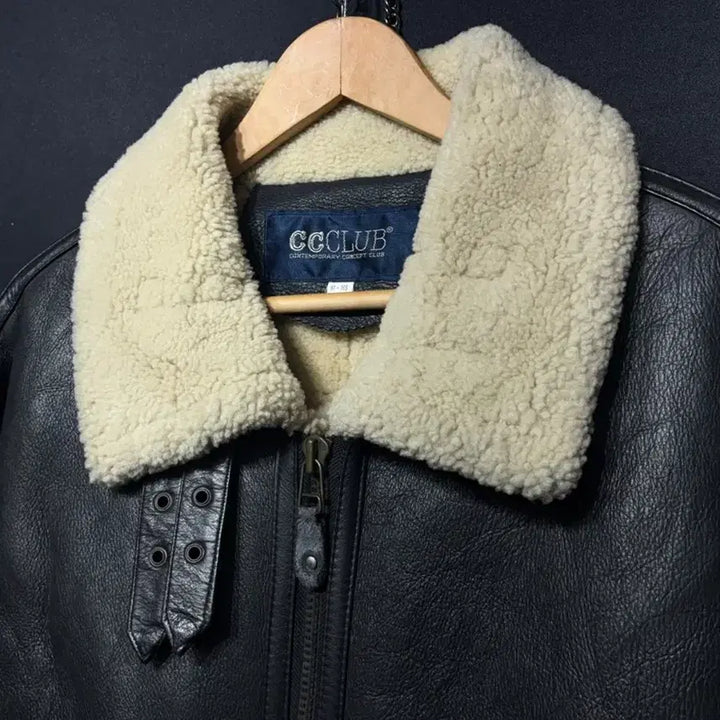[BUNJANG] B-3 Real Leather Sheepskin Shearling Mustang Jacket / b-3 리얼 양가죽 양털 무스탕