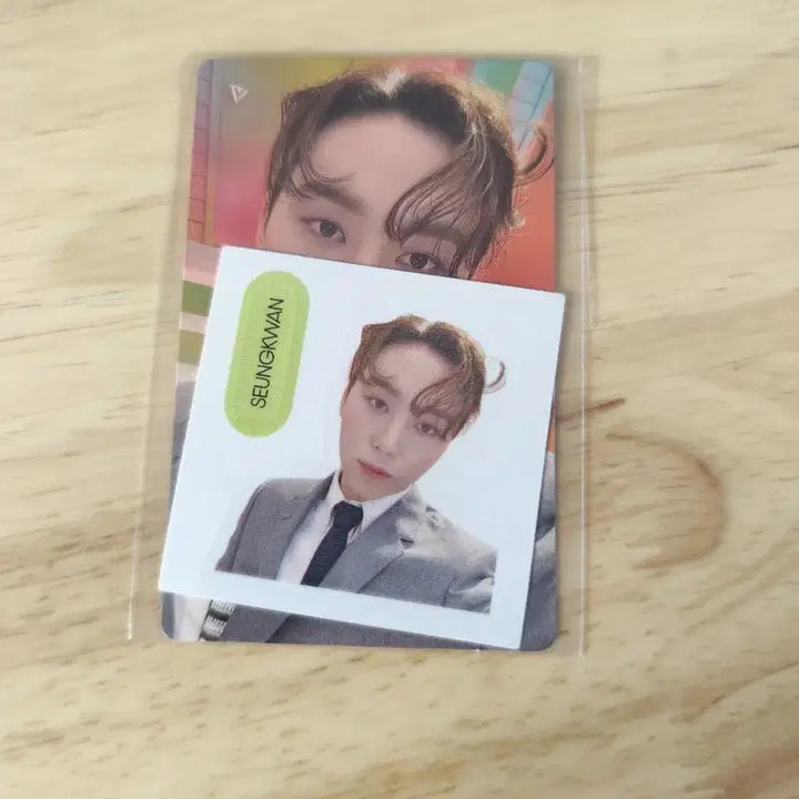 [BUNJANG] SEVENTEEN Seungkwan Photocard + Sticker Set / 세븐틴 승관 포토카드 + 스티커