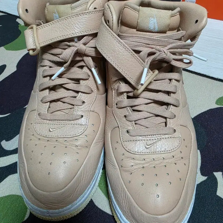 [BUNJANG] Nike Air Force 1 Mid Vachetta Tan Sneakers / 나이키 포스미드 바체타 탄 280