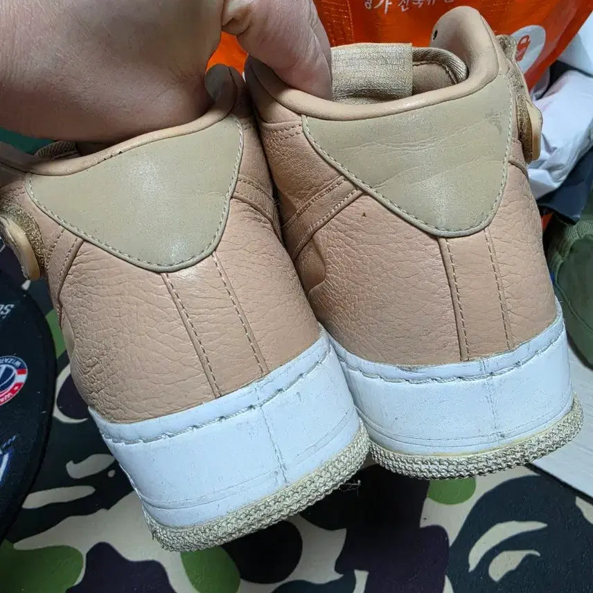 [BUNJANG] Nike Air Force 1 Mid Vachetta Tan Sneakers / 나이키 포스미드 바체타 탄 280