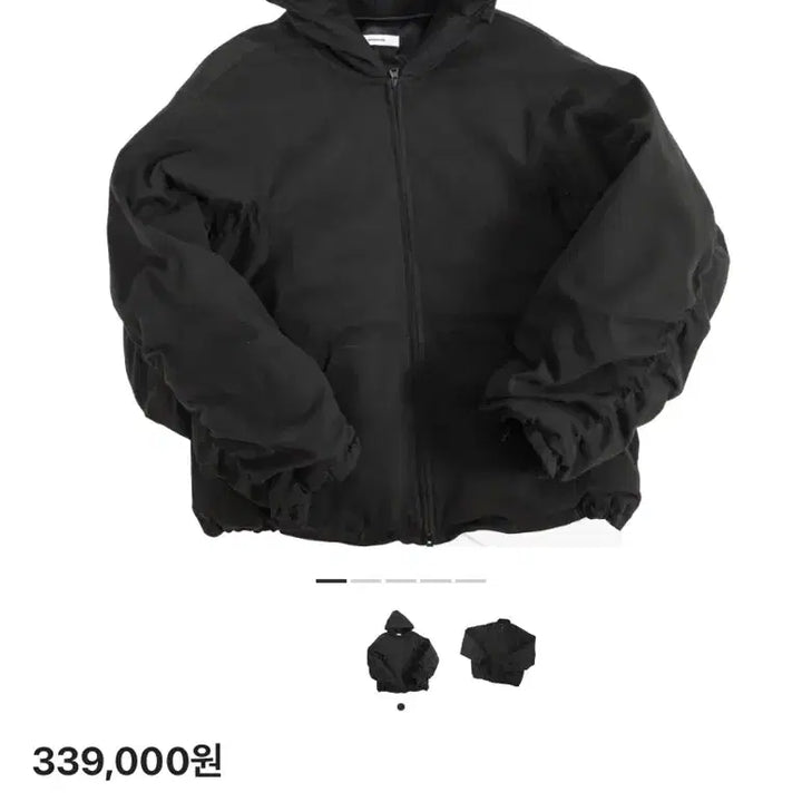 [BUNJANG] Nonode Moleskin Shirring Bomber Jacket Black / [1] 논노드 몰스킨 셔링 봄버 블랙