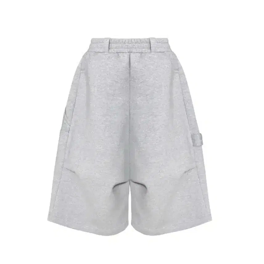 [BUNJANG] MJD Carpenter Bermuda Pants Melange Gray / MJD X 코인 서울 와이드 카펜터 버뮤다 팬츠 멜란지그레이