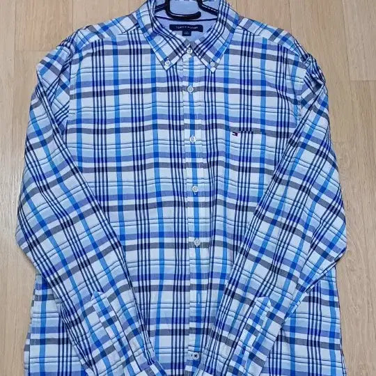 [SOLD OUT] 타미힐피거 남성 체크 남방셔츠