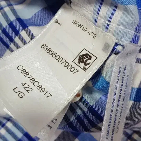 [SOLD OUT] 타미힐피거 남성 체크 남방셔츠