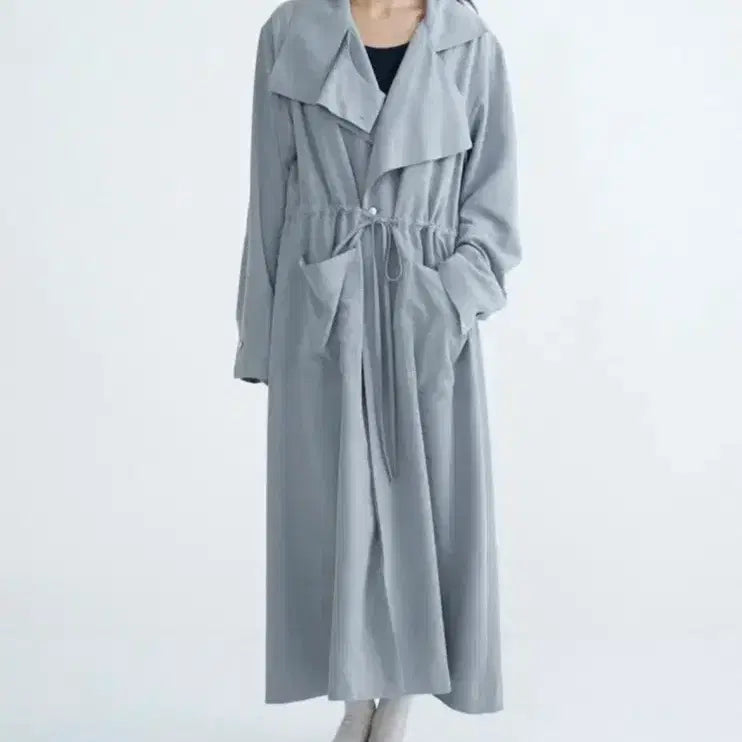[BUNJANG] Osder Tencel Coat Dress / 오스더 tencel coat dress