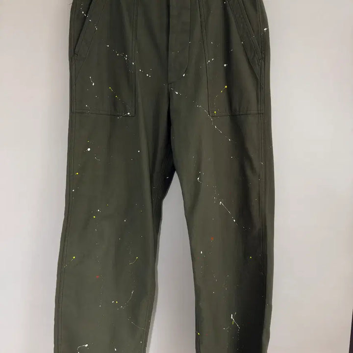 [BUNJANG] Backers Painting Fatigue Pants - M Size / 백커스 backers 퍼티그 페인팅 팬츠  M사이즈 판매