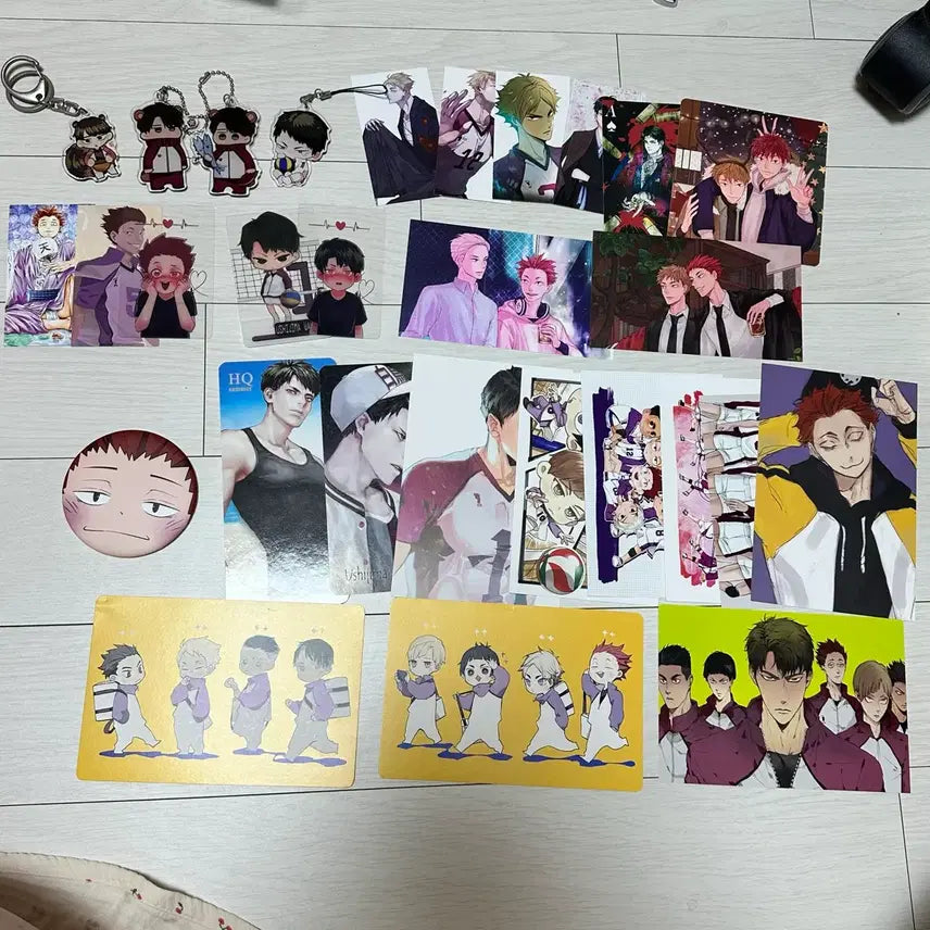 [BUNJANG] Haikyu Shiratorizawa Ushijima Tendo Goods Bundle / 하이큐 시라토리자와 우시지마 텐도 위주 굿즈 모음