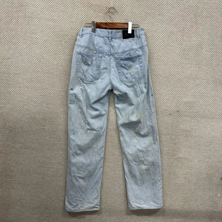 [BUNJANG] Fatalism Painting Light Blue Denim Jeans / 페이탈리즘 페인팅 연청 데님 청바지 44 A07298