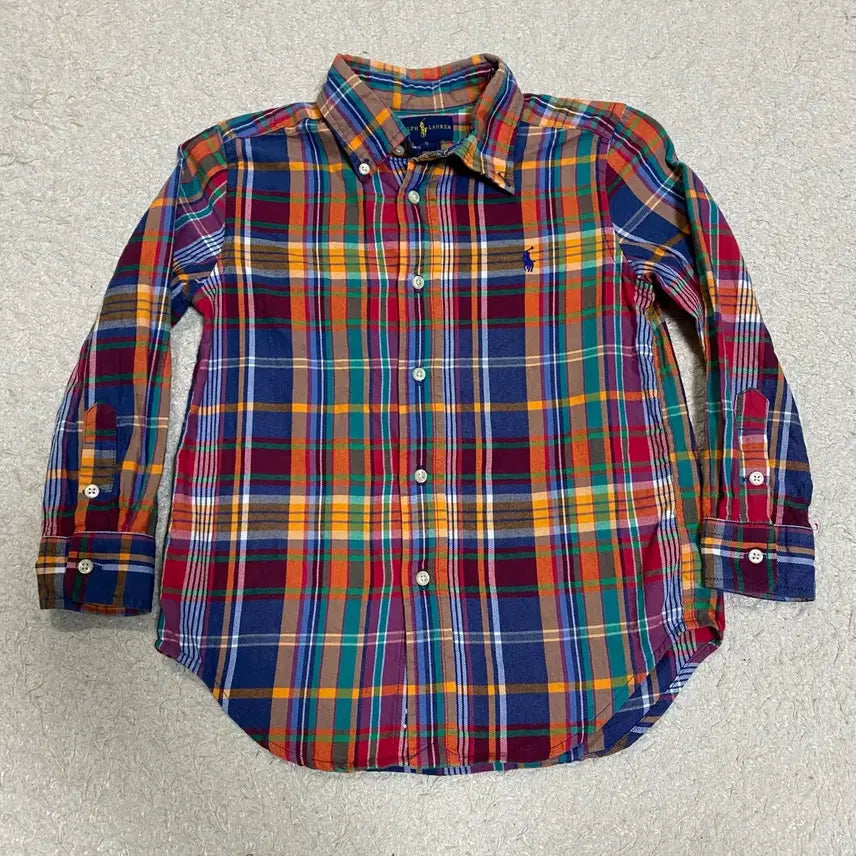 [BUNJANG] Polo Kids Shirt (Size 5) / 폴로 아동 키즈 셔츠 5