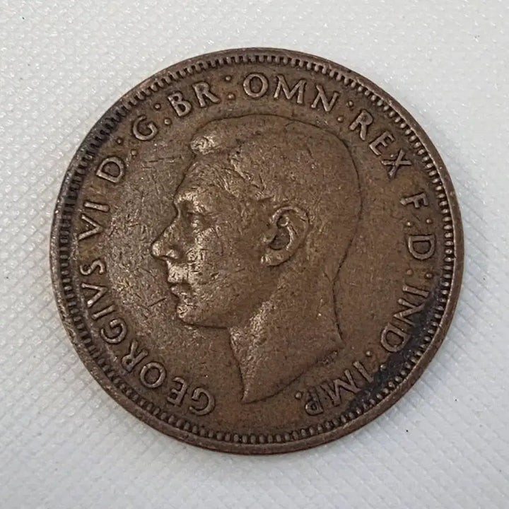 [BUNJANG] British Half Penny 1945 Coin / [희귀]영국 하프페니 1945년 동전 zk-1572