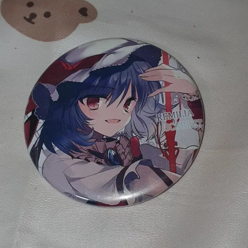 [BUNJANG] Touhou Project Remilia Scarlet Can Badge / 동방 프로젝트 레밀리아 스칼렛 캔뱃지