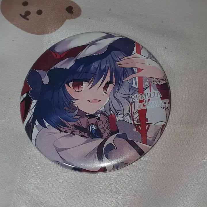 [BUNJANG] Touhou Project Remilia Scarlet Can Badge / 동방 프로젝트 레밀리아 스칼렛 캔뱃지
