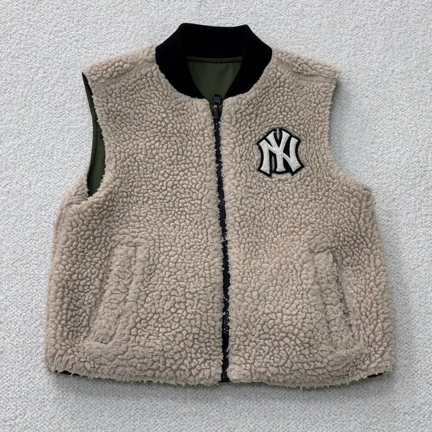 [BUNJANG] MLB Kids Fleece Vest / 110 MLB 키즈 양털 후리스 조끼 0305E