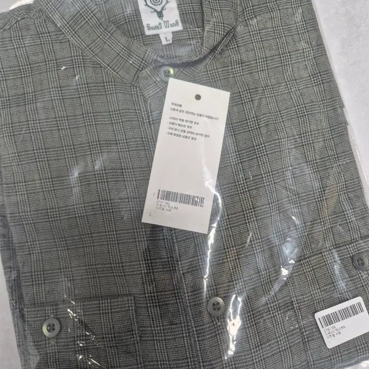 [BUNJANG] South2West8 Check Shirt Anorak / [L] South2West8 남이서팔 체크 셔츠 아노락
