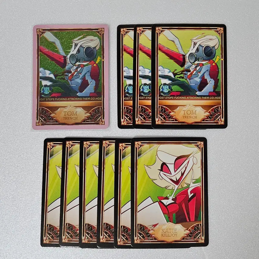 [BUNJANG] Hazbin Hotel 666 News Trading Card Bundle Set / 일괄) 해즈빈호텔 666뉴스 트레이딩 카드 트레카 세트