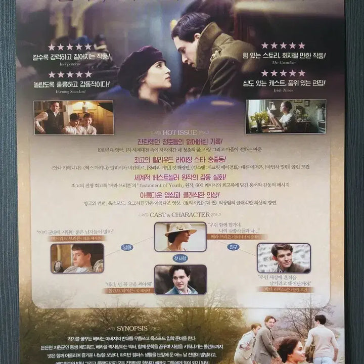 [BUNJANG] The Testimony of Youth Movie Leaflet Pamphlet / 청춘의 증언 영화 전단지 팜플렛