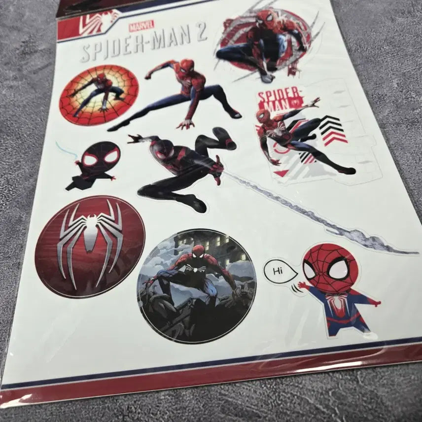 [BUNJANG] Marvel Spider-Man 2 Official Sticker / 특전 마블 스파이더맨2 공식 스티커 미갸봉품