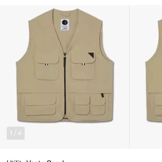 [BUNJANG] Polarskate Utility Vest Black L / Polarskate 폴라스케이트 유틸리티 베스트 블랙 L