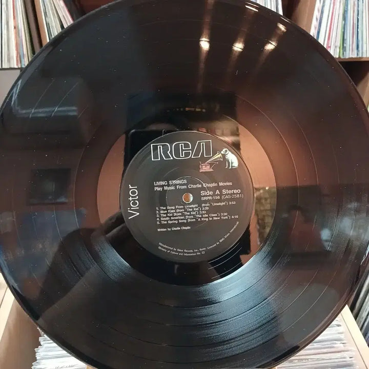 [BUNJANG] Living Strings Charlie Chaplin Movie Soundtrack LP Record / 소장가치 찰리 채플린 영화음악 LP 할인
