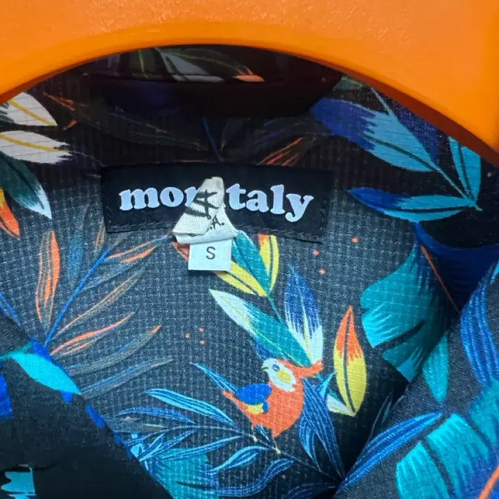 [BUNJANG] Monitaly Hawaiian Shirt (Blue, Black) - Size S / 모니탈리 하와이안 셔츠 (블루,블랙 컬러) S사이즈