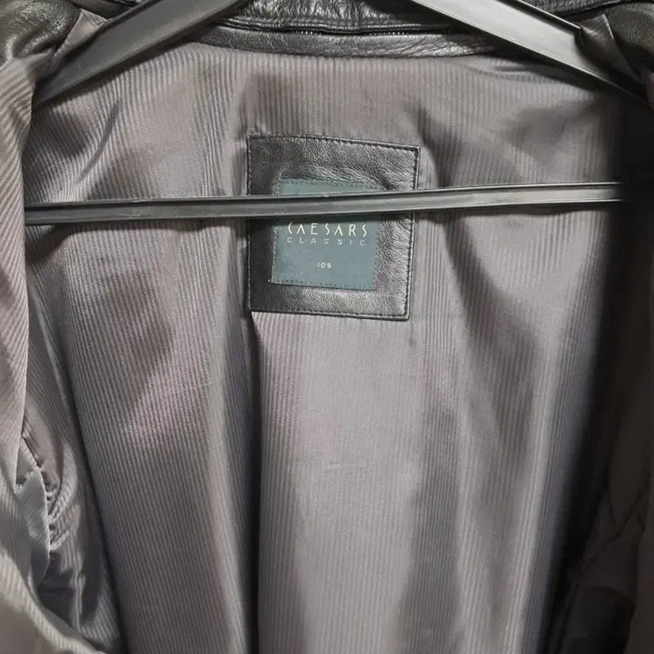 [SOLD OUT] CAESARS 남성 블랙 양가죽  자켓 105