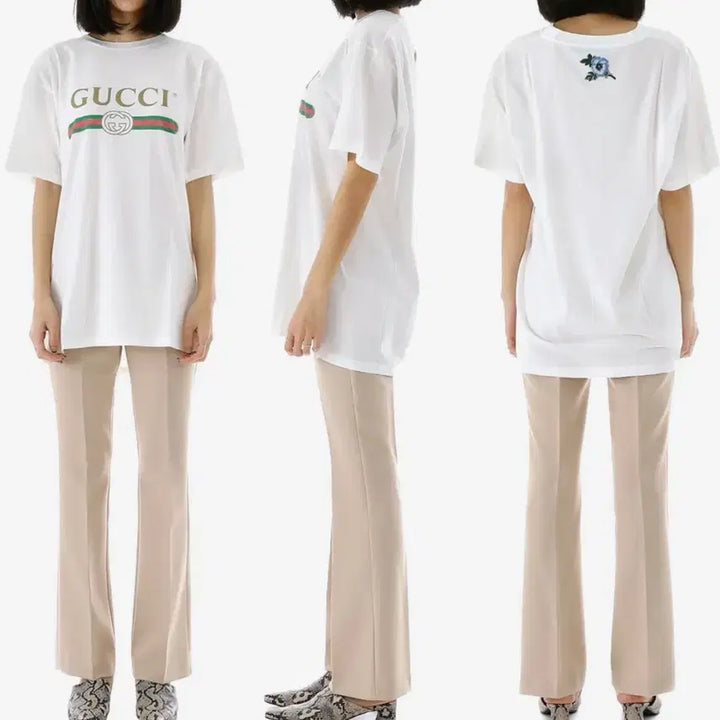 [BUNJANG] Gucci Logo T-shirt / [새상품] 구찌 띠로고 반팔 xs