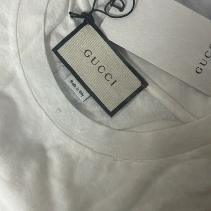 [BUNJANG] Gucci Logo T-shirt / [새상품] 구찌 띠로고 반팔 xs