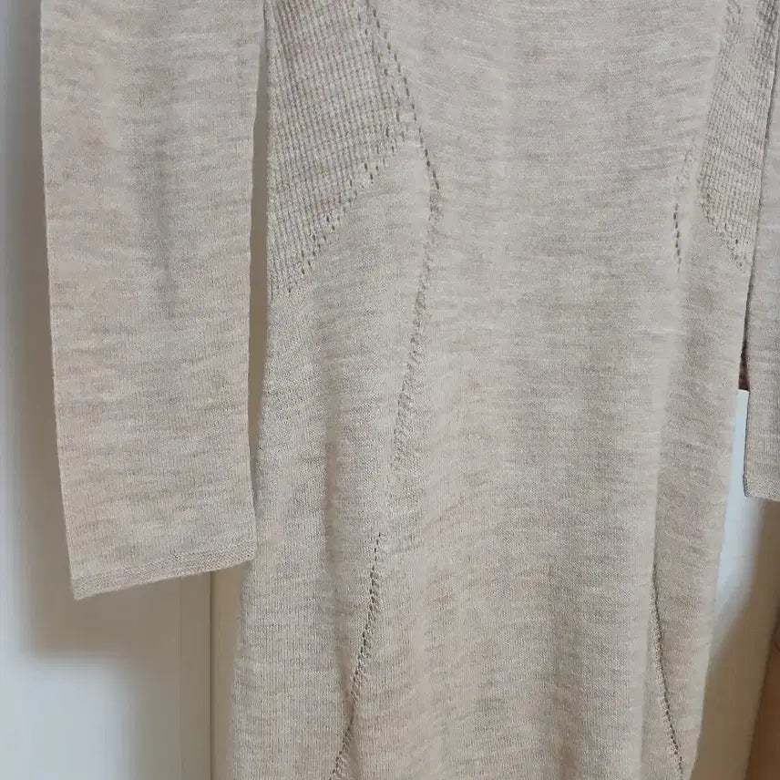 [BUNJANG] System Beige Knit Dress / 미착용)한섬 시스템 니트원피스
